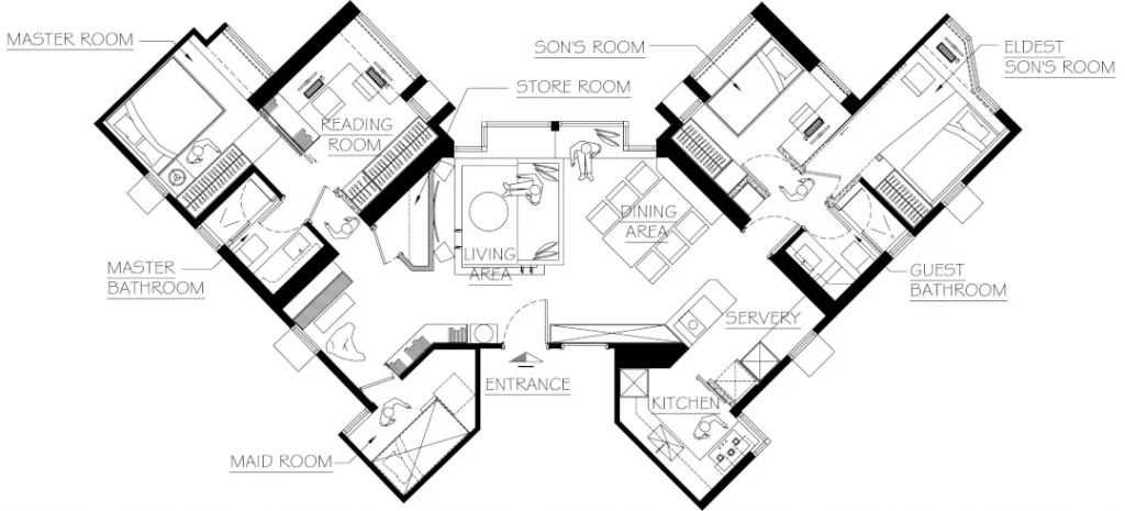 匯景花園 Sceneway Garden Design Floor Plan