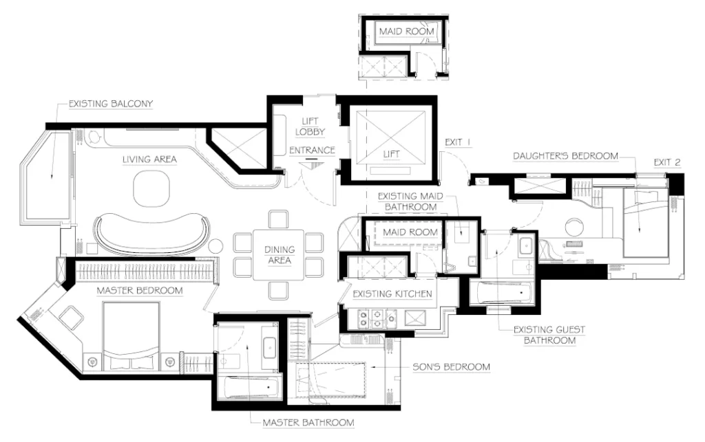 維港頌 Harbour Glory Design Floor Plan